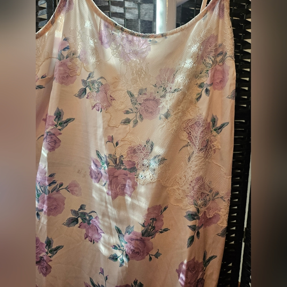 LoveShackFancy Pastel Floral Dress with Lace - Picture 4 of 8